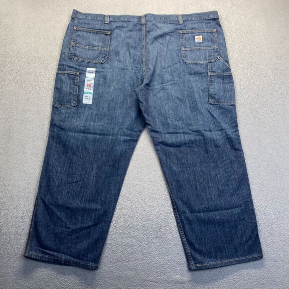 Carhartt Denim 2112 CAT 2 Jeans Size 54x30 Mens Flame  Resistan Relaxed Fit New - Picture 2 of 16